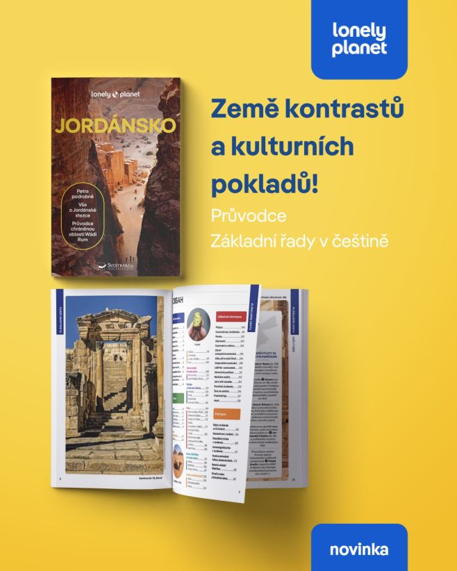 🗺️ JORDÁNSKO 🗺️ Novinka z české edice publikací Lonely Planet!